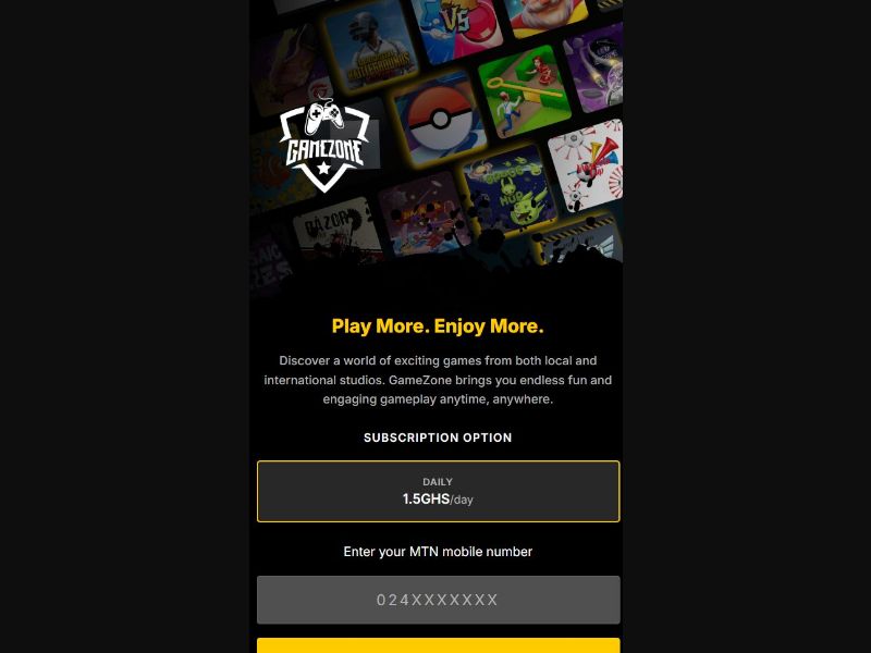 38659 - GH - [MOB] - GameZone - MTN - MFilter - 1 Click