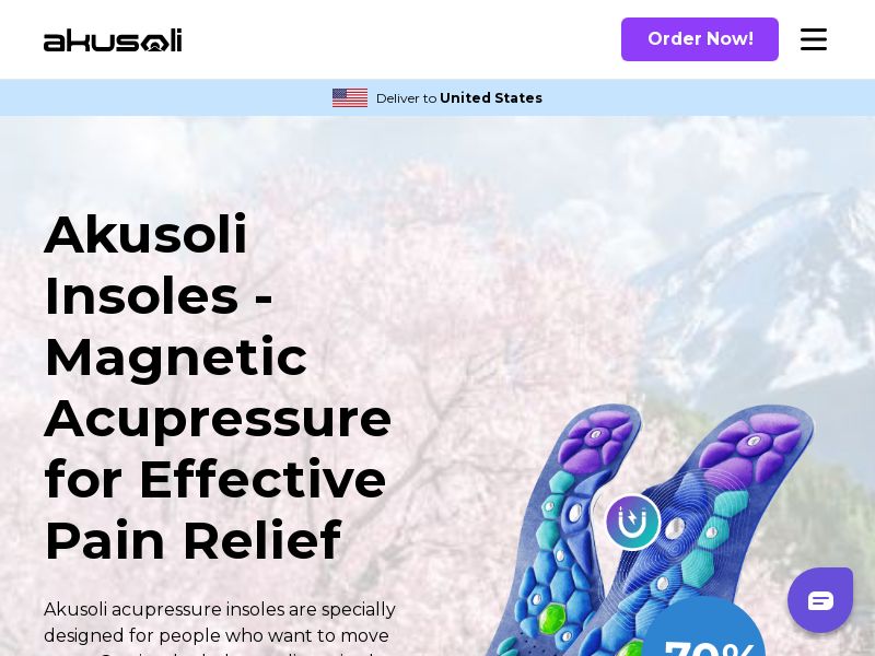 Akusoli - Shoe Insoles [UK,NZ,CH,NO] (Banner,Native,Social,Search,SEO) - CPA {No BrandBidding} 