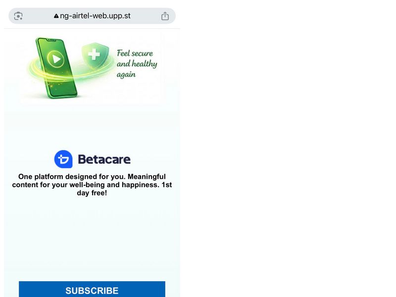 Betacare SecureD Airtel