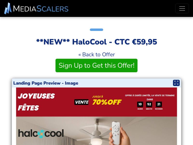 HaloCool - CTC €59,95 {+DTC, Alt-Landers, Advertorial} (Event Tracking) [FR]