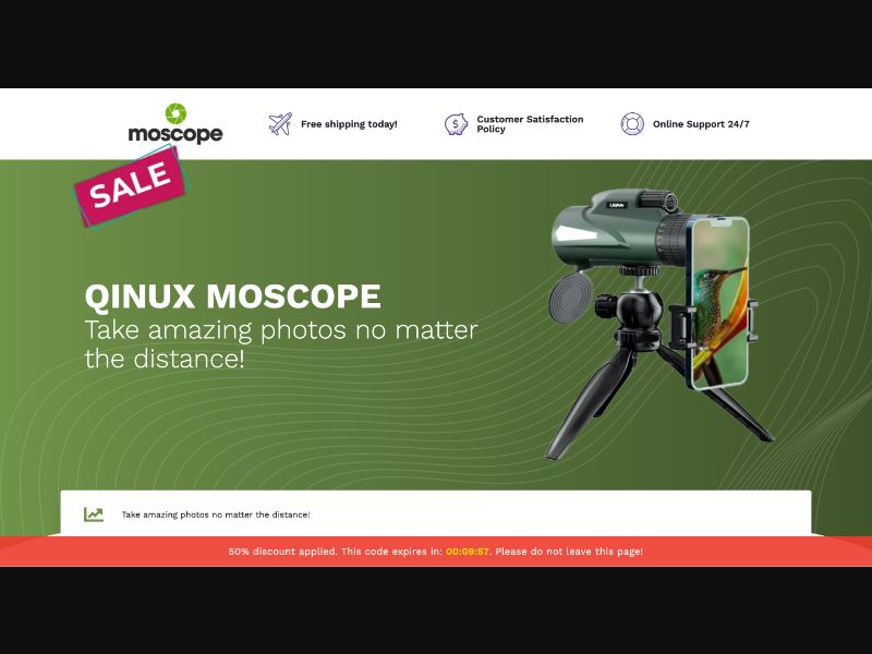 [WEB+MOB] Qinux Moscope /International (112 GEOs) CPS *FB/TikTok/Google/Taboola Pixel*