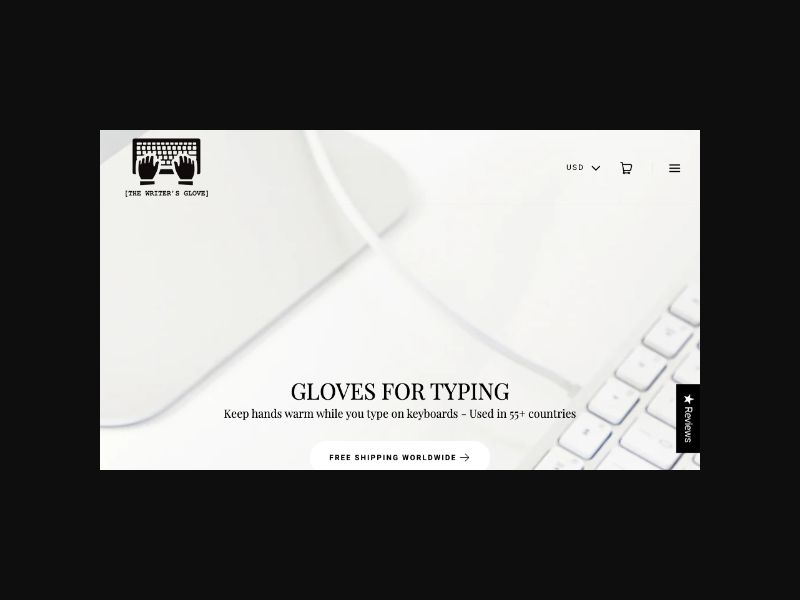 The Writer's Gloves - Gloves For Typing -CPS (US)
