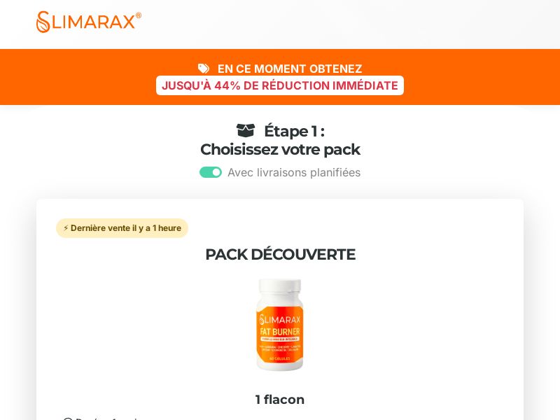 ! NEW OFFER - Slimarax Fat Burner [FR,BE] (Social,Banner,Native,Push,SEO,Search) - CPA {No BrandBidding}