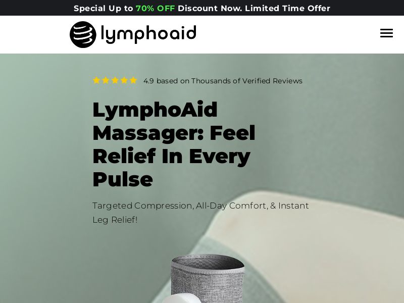 ! NEW OFFER - LymphoAid Massager [US] (Social,Banner,Native,Push,SEO,Search,Brand Bidding) - CPA