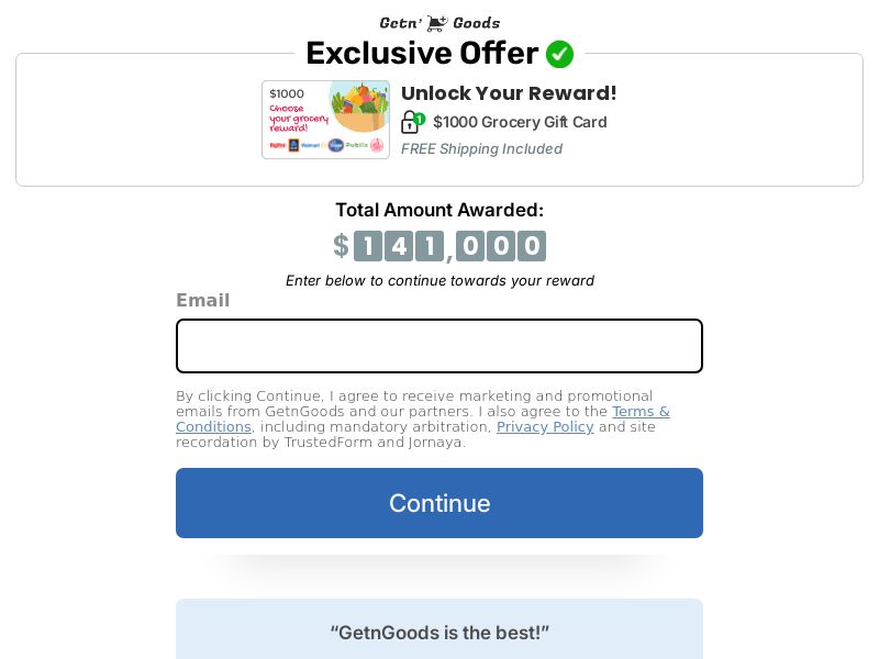 1k Grocery Rewards - US