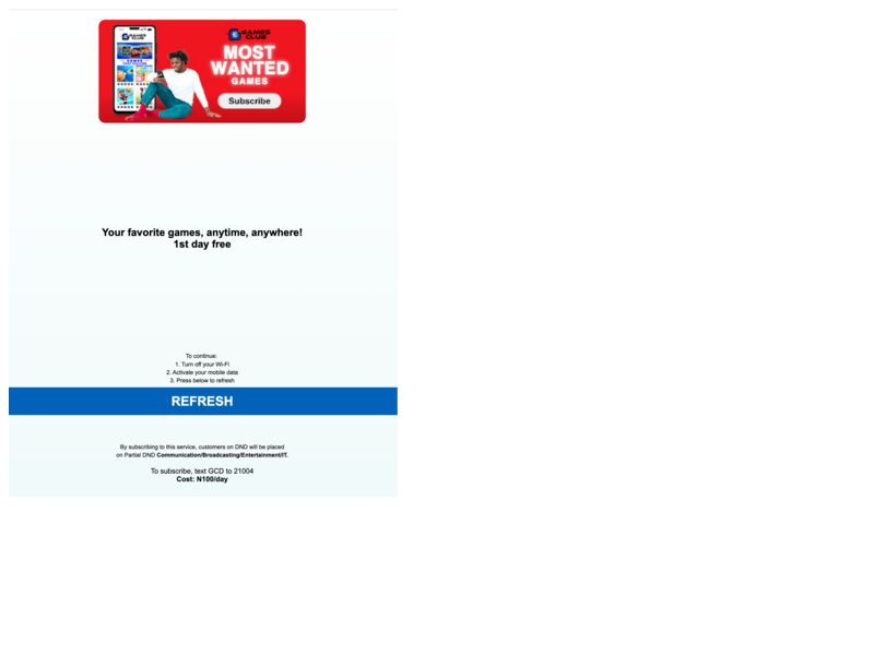 Gamesclub Airtel