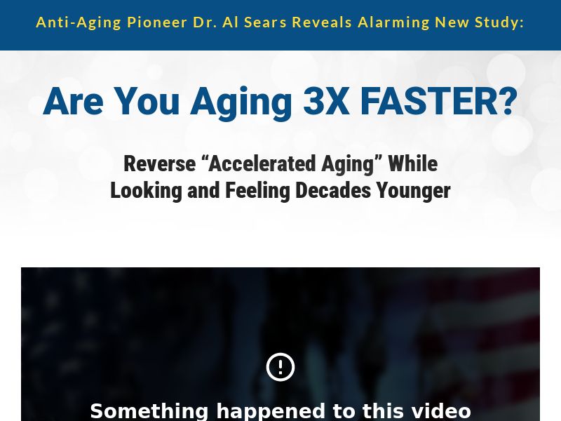 Telo X Nano "Are You Aging 3 Times FASTER?" - CPA | US, CA