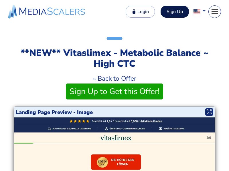 Vitaslimex - Metabolic Balance ~ High CTC {+DTC} [DE, AT, CH]