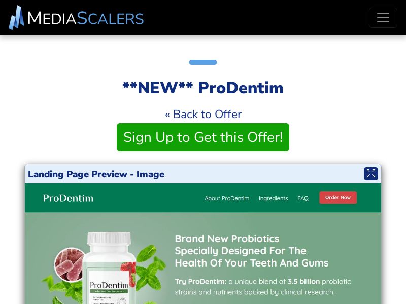 ProDentim {+VSL, TSL, DTC} [US, CA, AU, UK, NZ, IE]