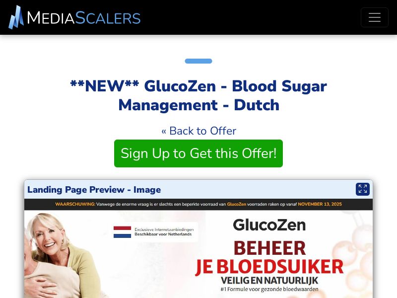 GlucoZen - Blood Sugar Management - Dutch (Event Tracking) [BE]