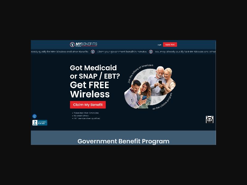 MyBenefits Program - Free Wireless Service - CPA (US)