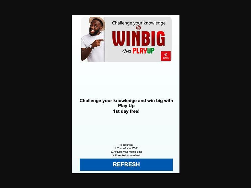 37467 - NG - [MOB] - PlayUp & Win Big - Airtel - 2 Click