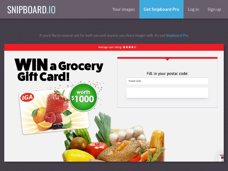 YouSweeps - Win IGA $1000 Gift Card AU - SOI