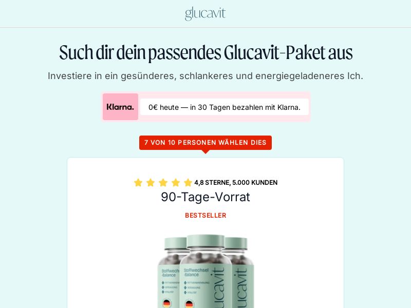 SS - Glucavit-Diet- DE/AT/CH/FR/SE/DK/ES/IT