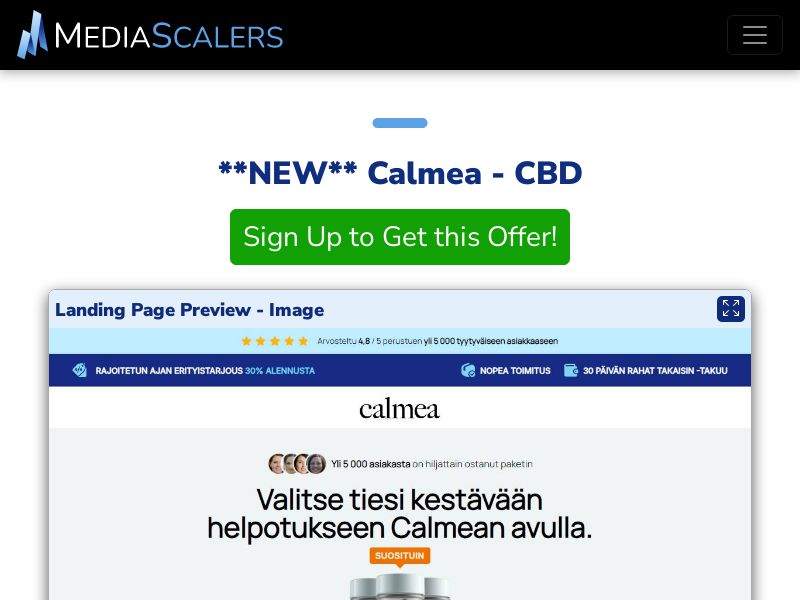 Calmea - CBD {+DTC, Quiz} [FI]