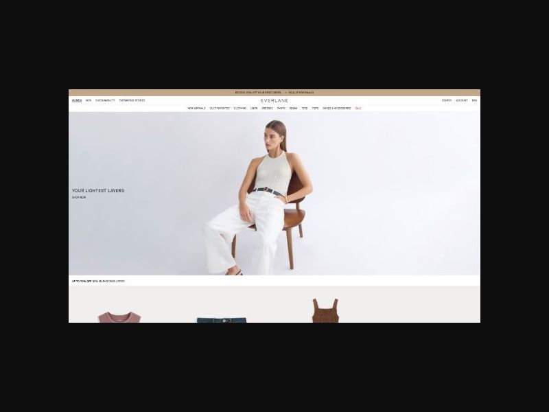 Everlane - Ethical Clothing - RevShare (WW)
