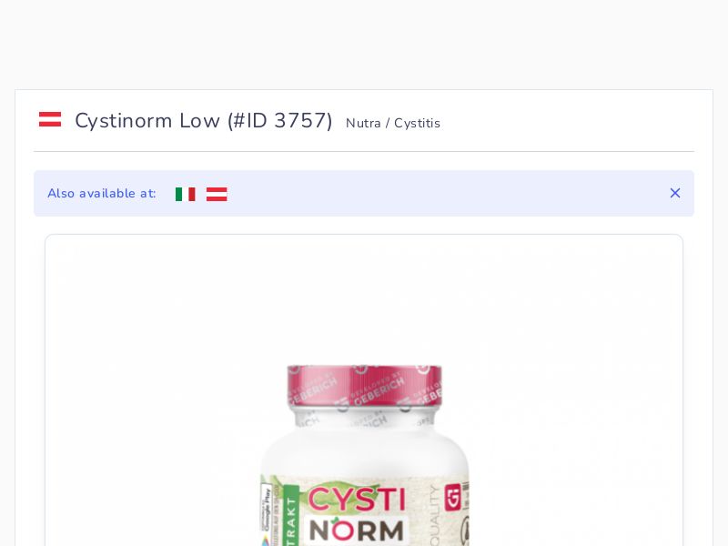 Cystinorm Low