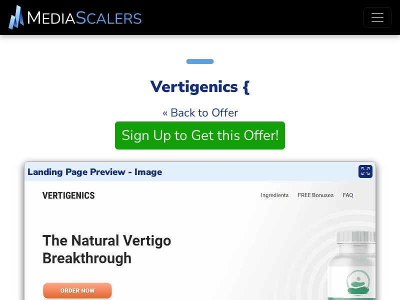 Vertigenics {+DTC, TSL, VSL} [US, CA, AU, UK, NZ, IE]