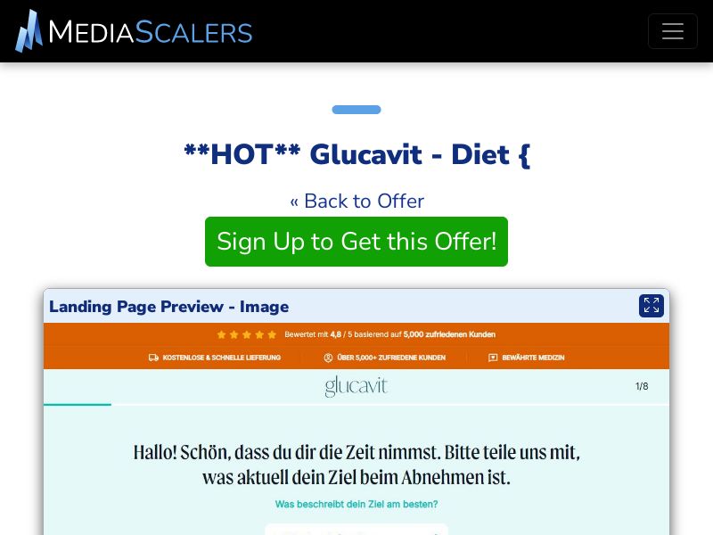 Glucavit - Diet {+DTC, Quiz} [DE, AT, CH]