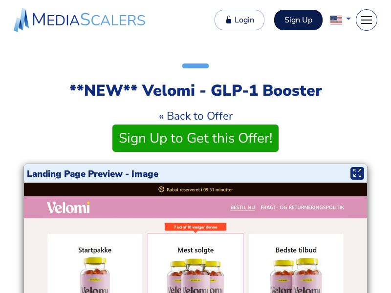 Velomi - GLP-1 Booster {+DTC} [DK]