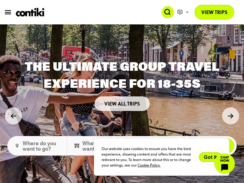 Contiki.com Travel CPS - Multiple Geos
