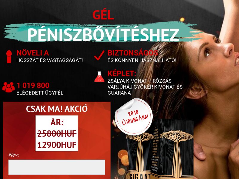 Gigant HU - penis enlargement cream