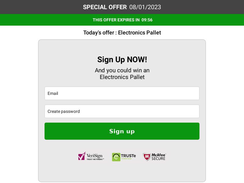 Electronics Pallet (AU,CA,NZ,PL,GB,US), [CPA]