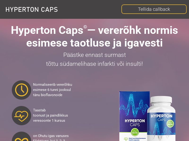 Hyperton Caps N30 free EE - PRESSURE STABILIZING PRODUCT
