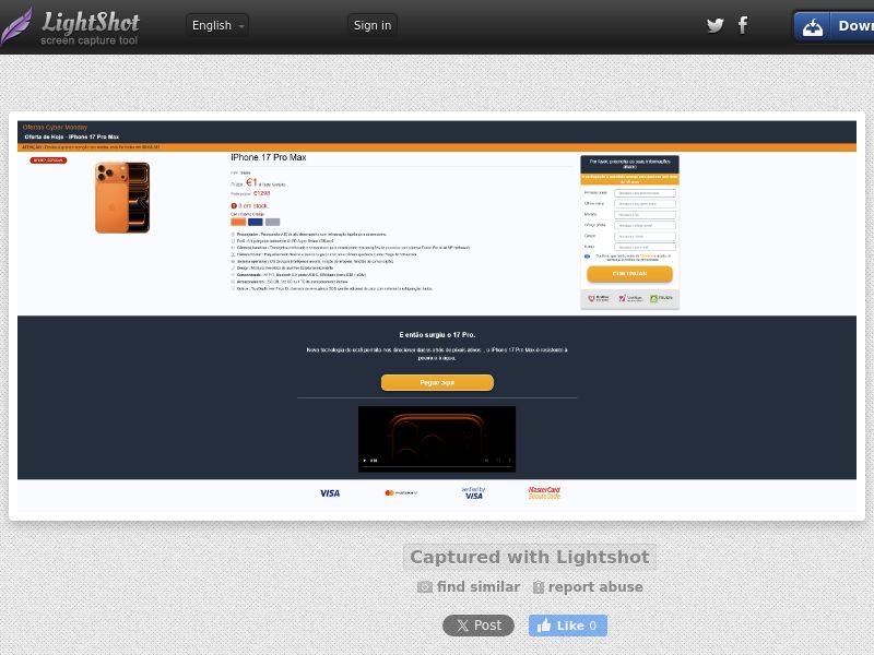 Amazon iPhone 17 Pro Max (PT)