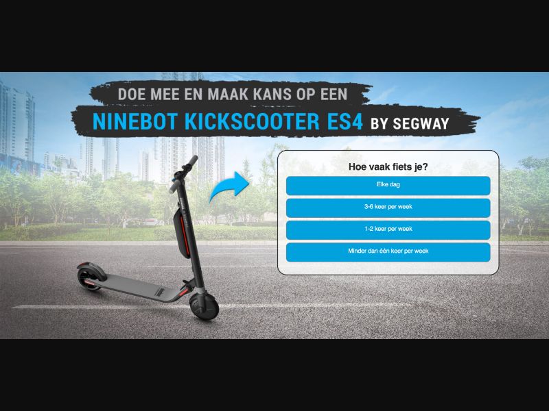 NL - Quiztionnaire - Segway scooter - (CPL)