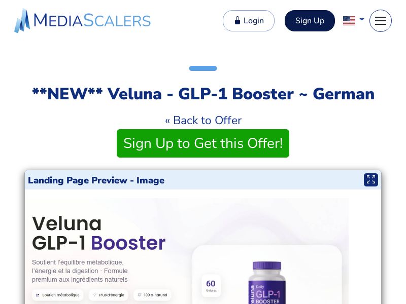 Veluna - GLP-1 Booster ~ German {+DTC} [FR]