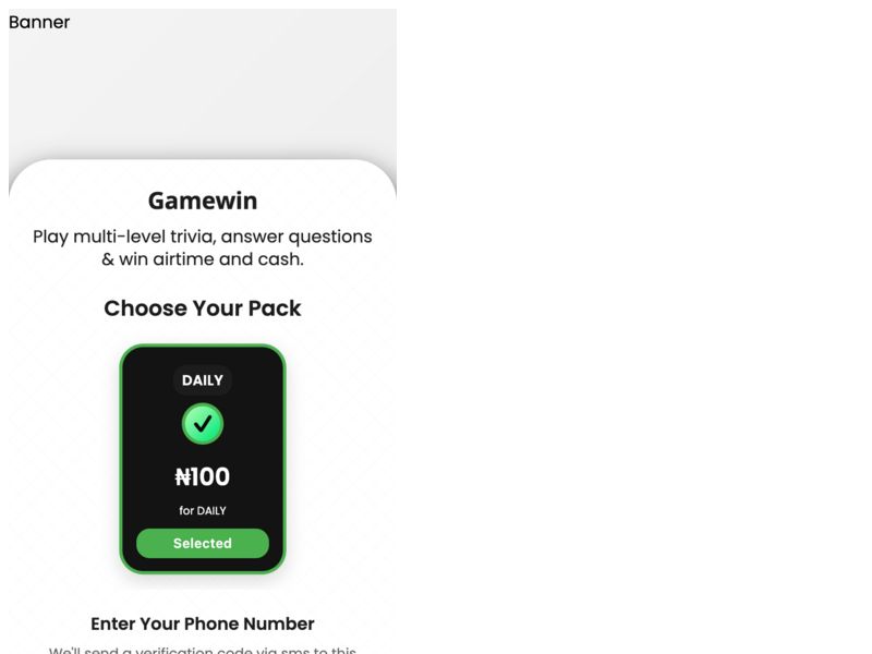 Game Win - mFilter MTN