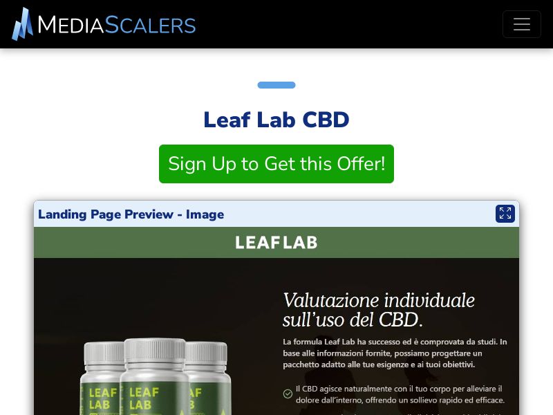 Leaf Lab CBD (Event Tracking) [IT]
