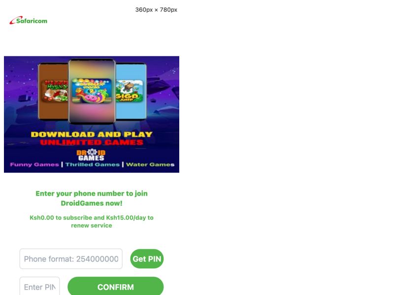 DroidGames Safaricom