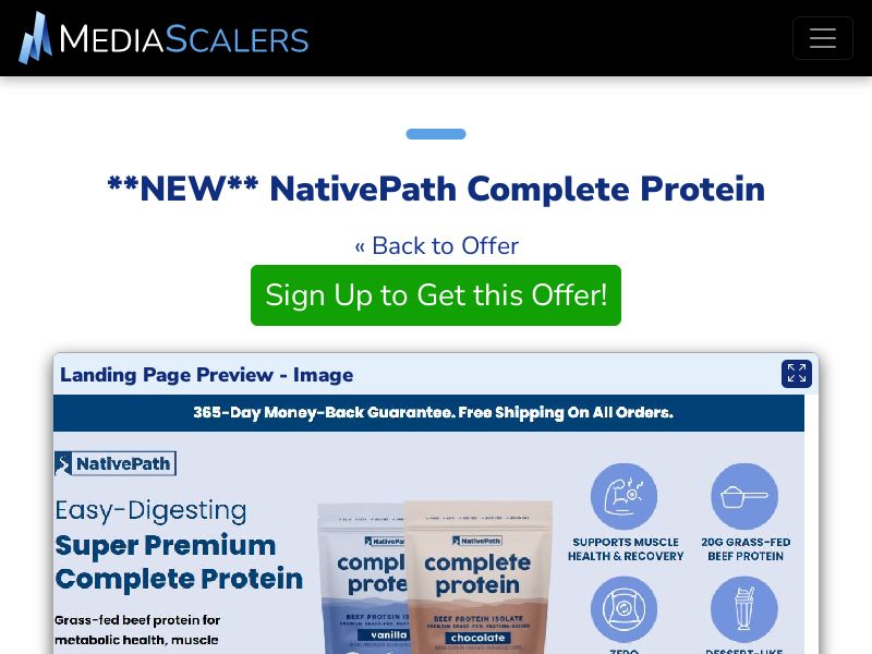 NativePath Complete Protein {+Alt-Landers} [US]