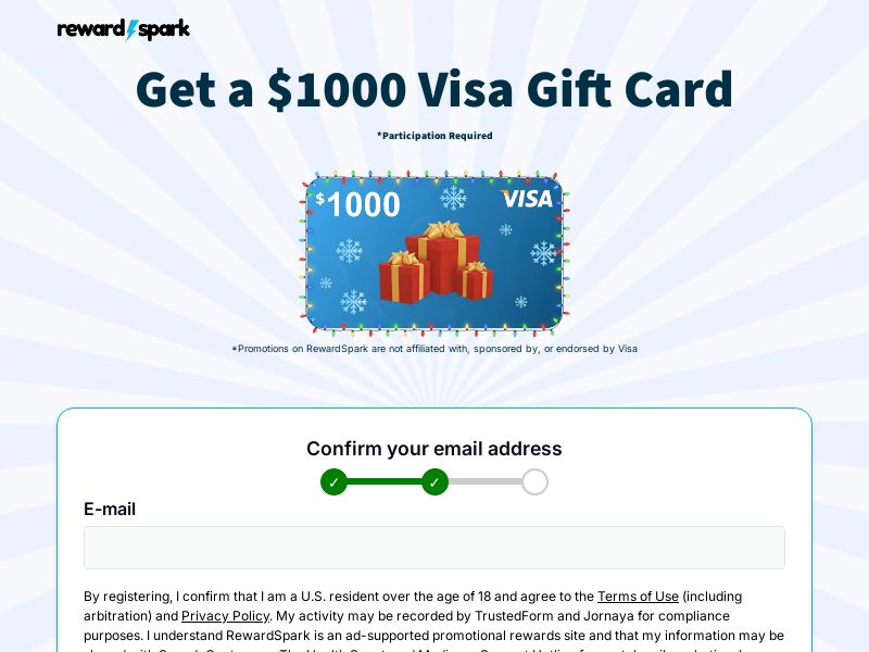 Reward Spark Visa $1000 | US