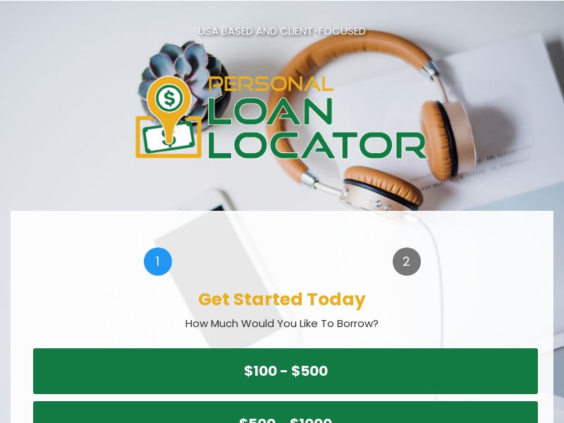 Personal Loan Locator - RevShare | US