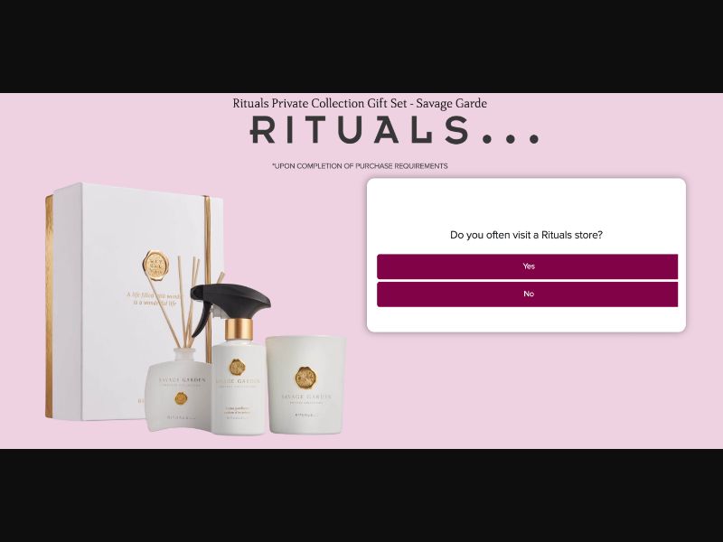 UK - RewardFlux - Rituals Giftset - (CPL)