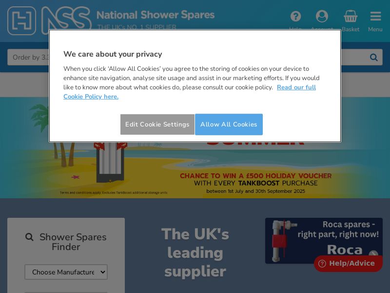 National Shower Spares UK