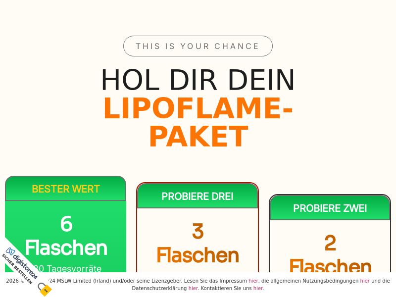 LipoFlame [DE,AT,CH] (Social,Banner,Native,Push,SEO,Search,Brand Bidding) - CPA 