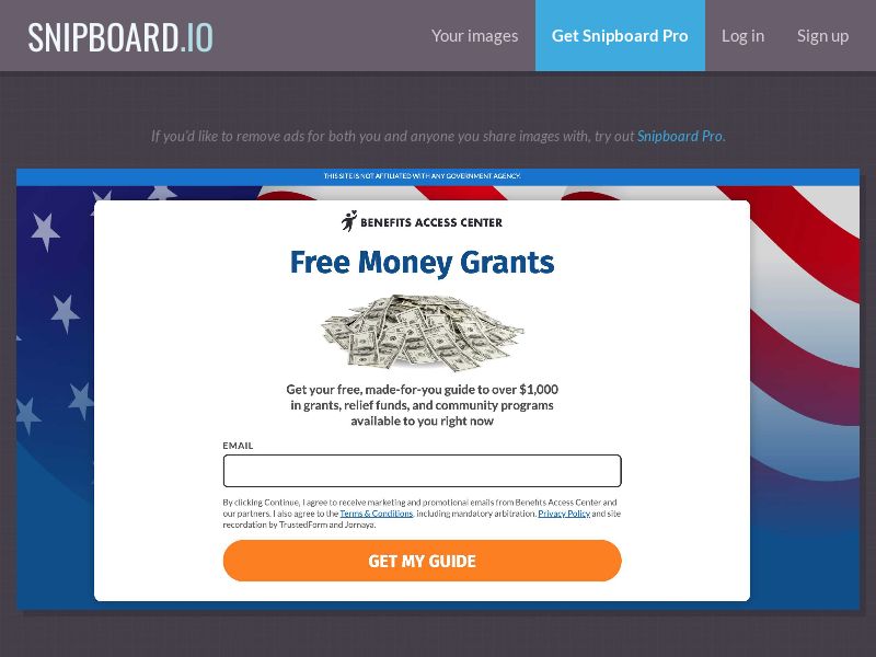 BenefitsAccessCenter - Free Money Grants US - SOI *PREFILL*