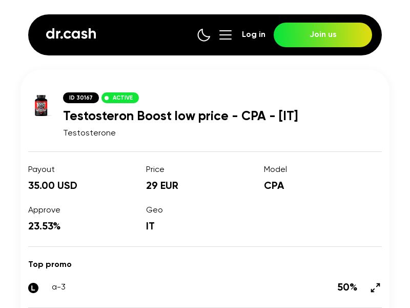Testosteron Boost low price