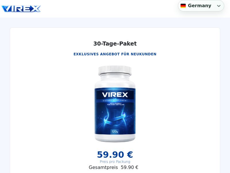 Virexon Plus V3 - DTC [Multi-GEO] (Social,Banner,Native,Push,SEO,Search) - CPA {No BrandBidding}