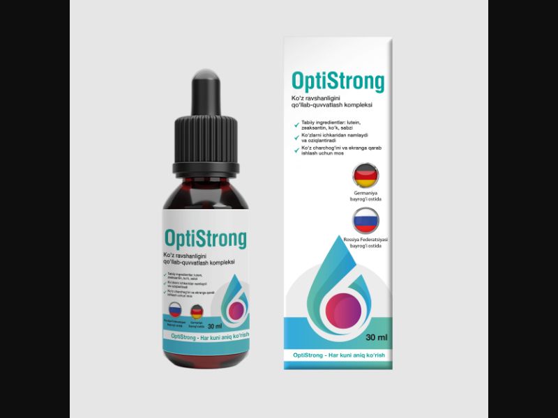 OptiStrong - drops for improved vision | free