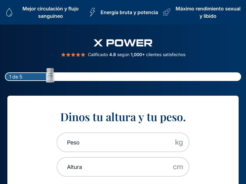 ! NEW OFFER - X Power ME - DTC [ES] (Banner,Native,Social,Search,SEO,Brand Bidding) - CPA