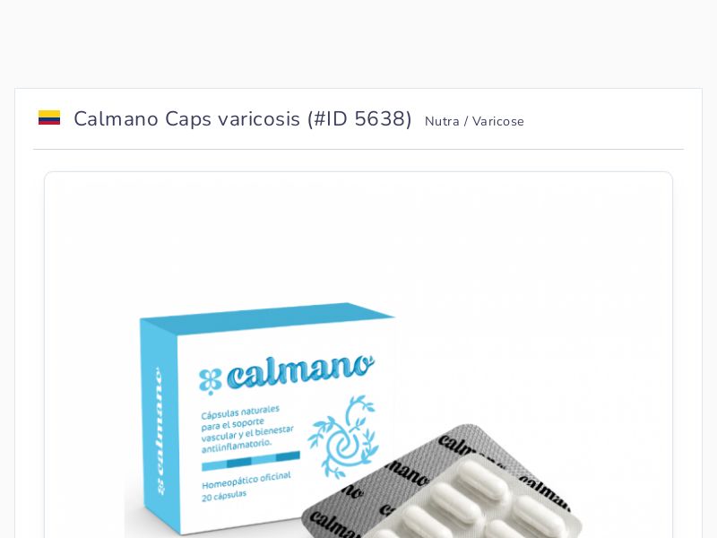 Calmano Caps varicosis
