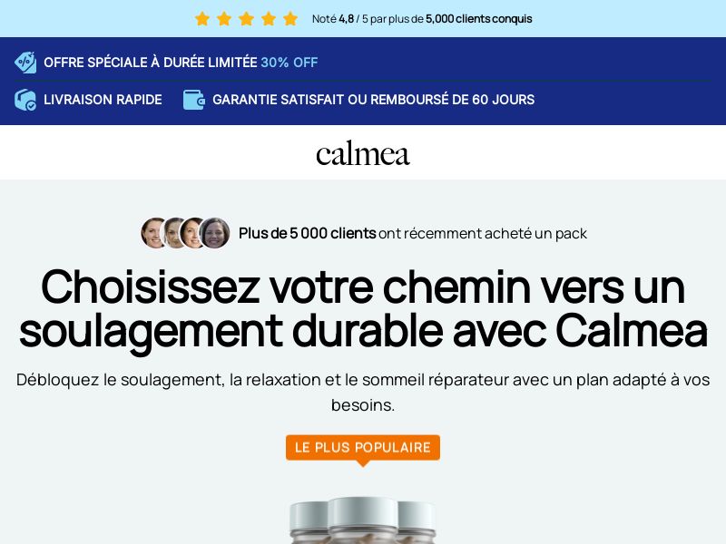! NEW OFFER - Calmea CBD - DTC [FR] (Banner,Native,Social,Search,SEO,Brand Bidding) - CPA 