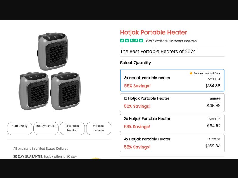 [WEB+MOB] Hotjak Portable Heater-alpha- CTC $49.99 /US/CA/AU CPS