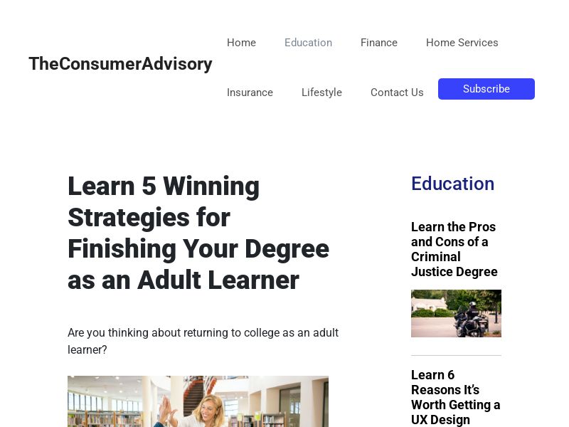 TCA: Finish Your Degree - Article - RevShare | US