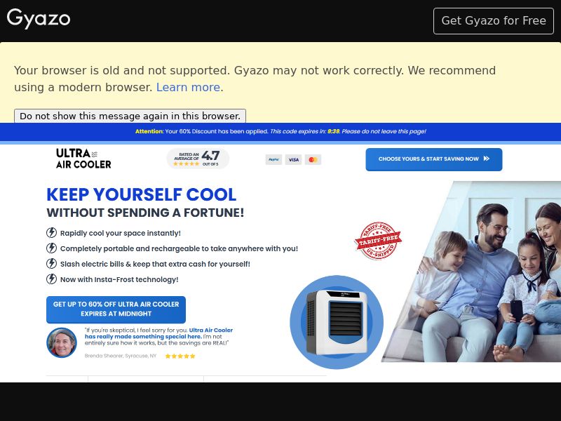 Air Cooler - CPA - Product Purchase 